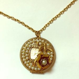 Anthropologie locket necklace